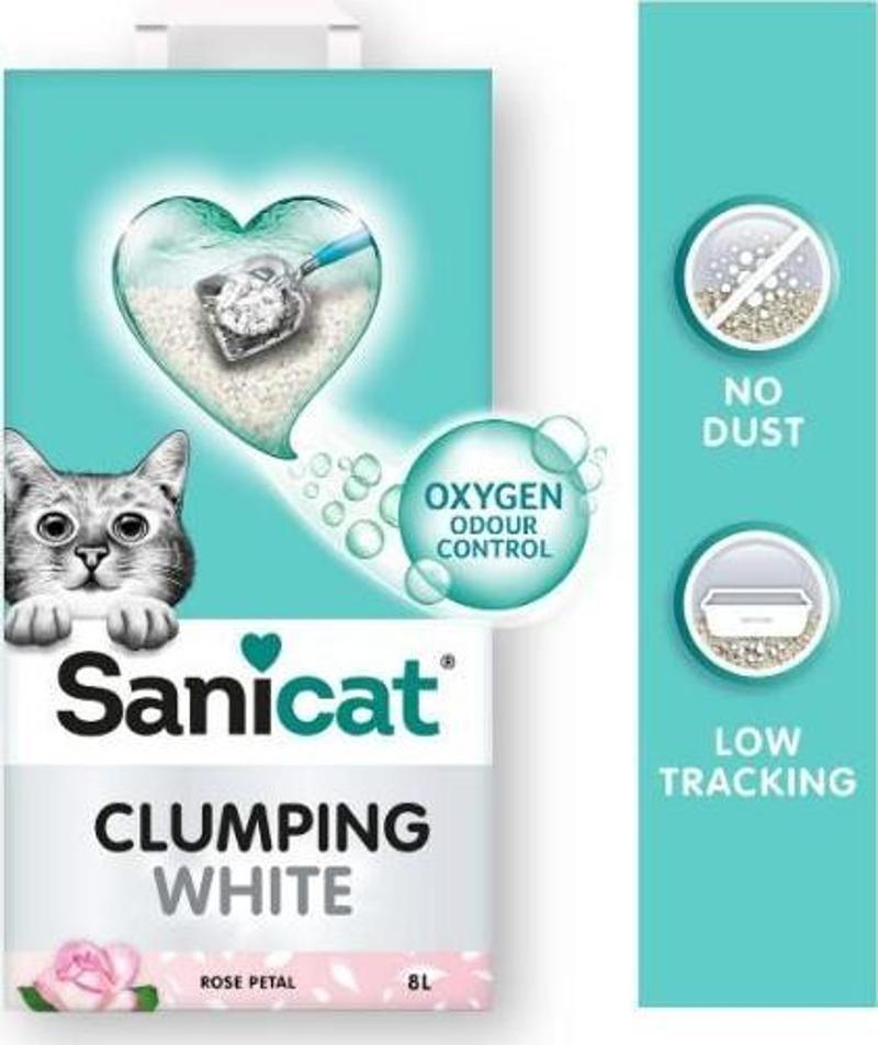 Clumping White Rose Kedi Kumu 8L