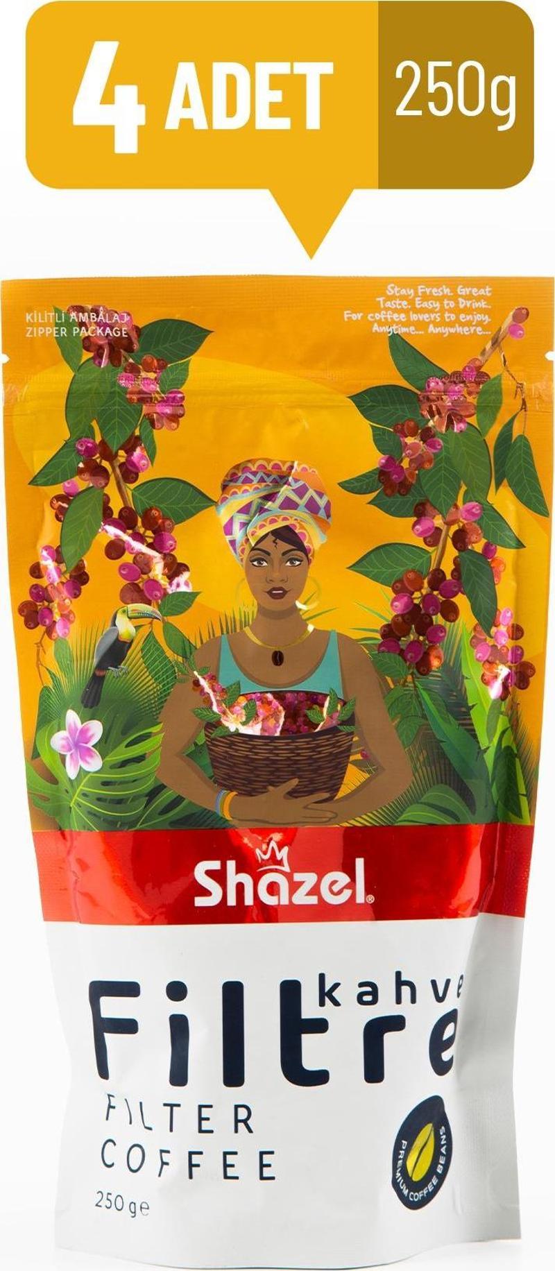 Özel Harman (ÖĞÜTÜLMÜŞ) Filtre Kahve 250g X 4 Adet