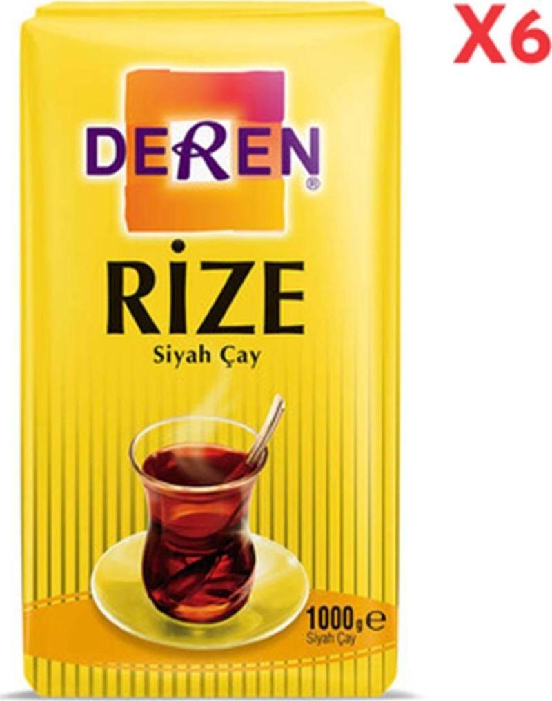 Rize Dökme Çay 1000 Gr (6 Adet)