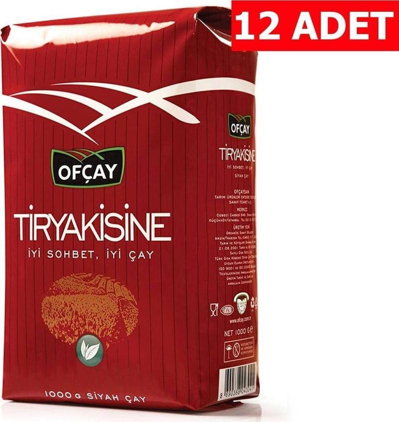 Tiryakisine Dökme Çay 1 kg 12'li