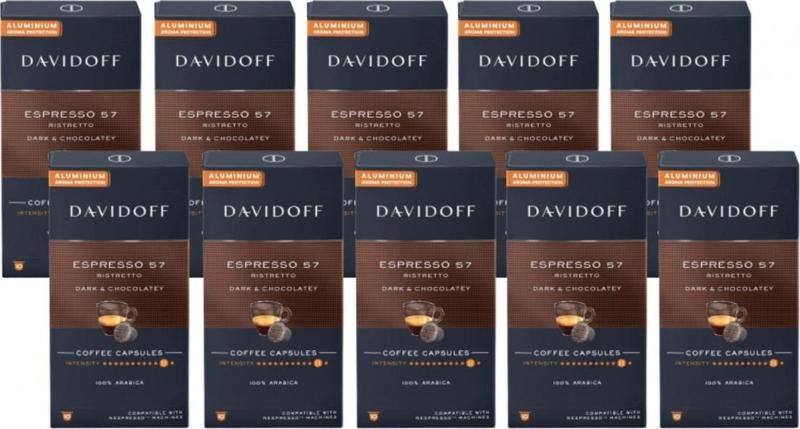 Espresso 57 Rıstretto Dark&Chocolatey Aluminium Kapsül Kahve (100 Adet) (Nespresso Uyumlu)