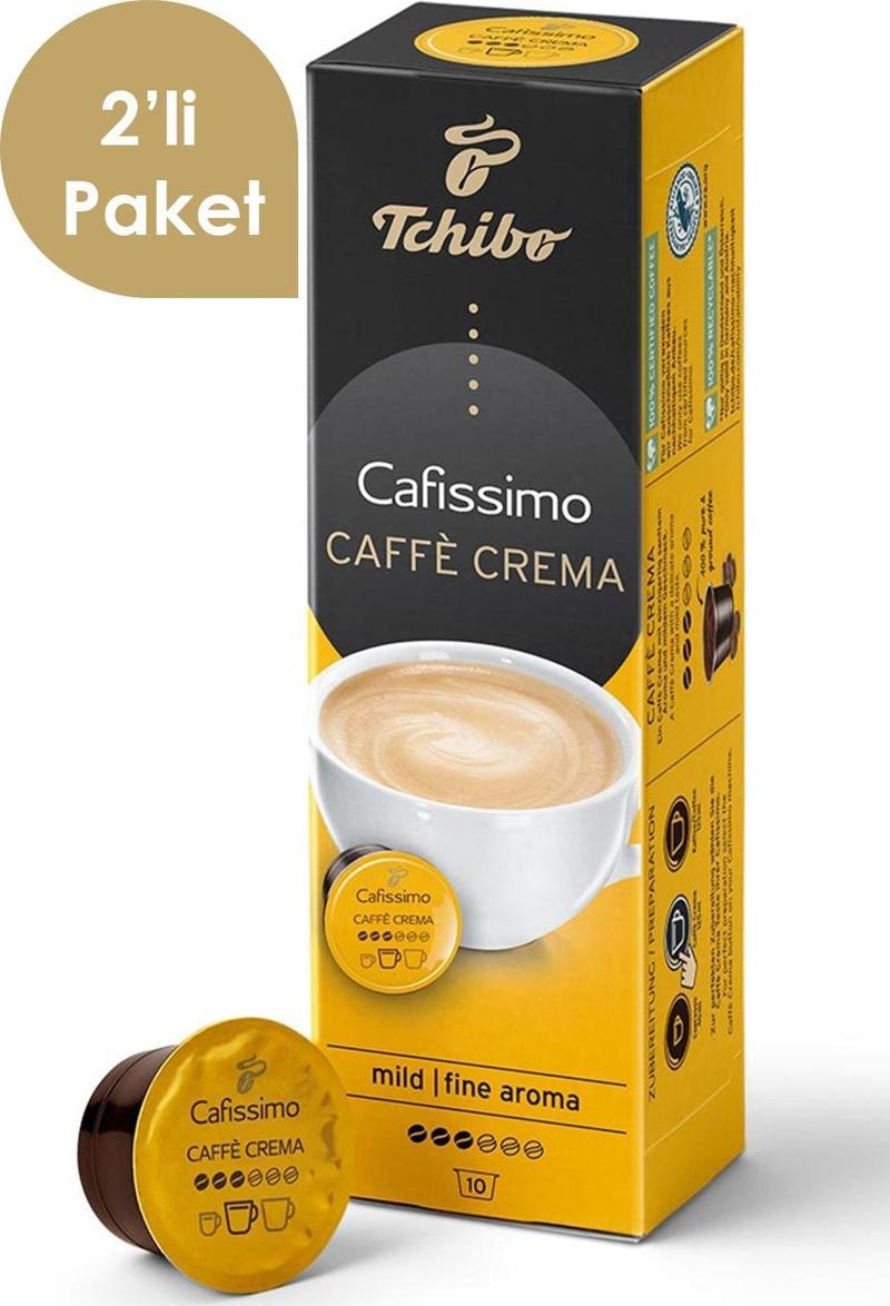 Cafissimo Caffè Crema Fine Aroma 2x10 Adet Kapsül Kahve