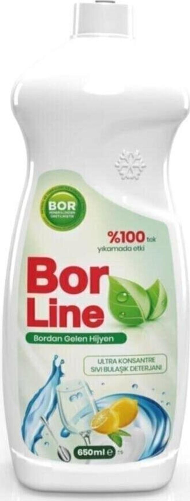 Borlıne Bulaşık Deterjanı 650 ml 14 Adet