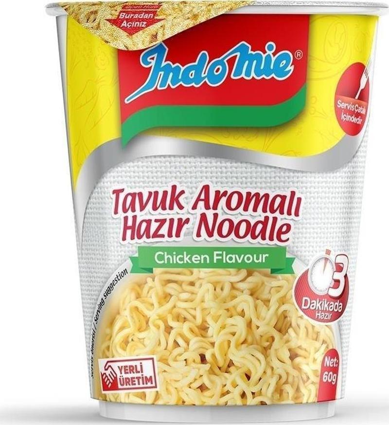 24'lü Tavuk Aromalı Hazır Noodle Bardak