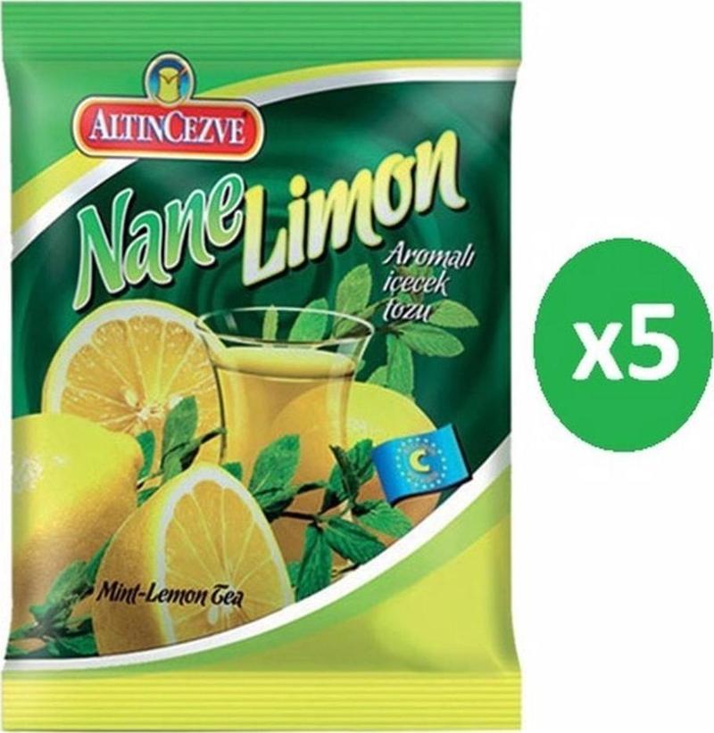 Nane Limon Aromalı Toz Içecek Oralet 250gr 5 Paket