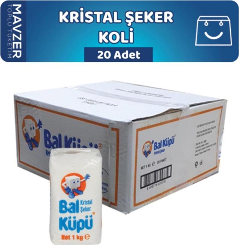 Balküpü Kristal Toz Şeker 1kg X 20 Adet