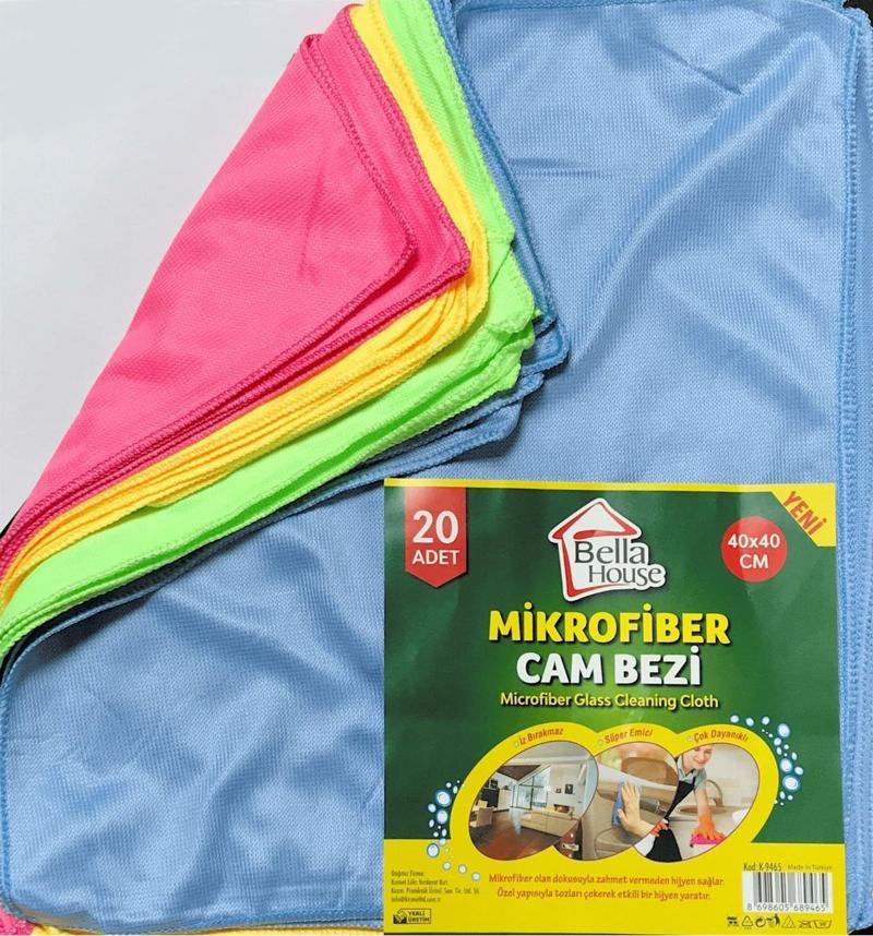 Mikrofiber Cam Bezi 40*40 cm 20 li Paket