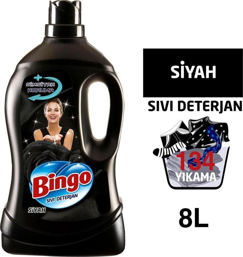 Siyah Sıvı Bakım Çamaşır Deterjanı 4 Lt - 2\\\'li