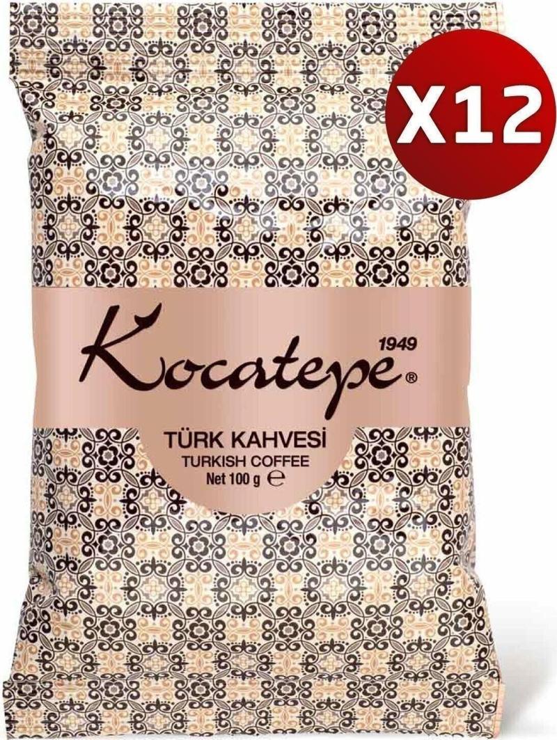 Kocatepe Türk Kahvesi 100 Gr Folyo 12'li Paket