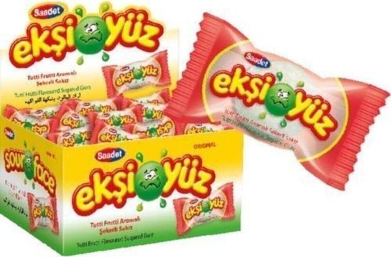 Ekşiyüz Sakiz 100ad Tuttu Frutti Aromalı