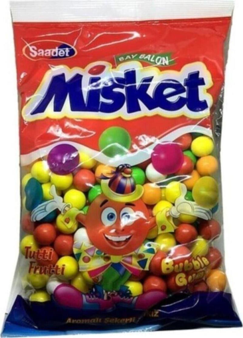 Tutti Frutti Aromalı Misket Sakız / Otomat Sakızı 1 Kg (222 Adet)