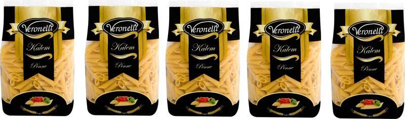 Veronelli Kalem Penne Makarna 500 Gr *5 Li