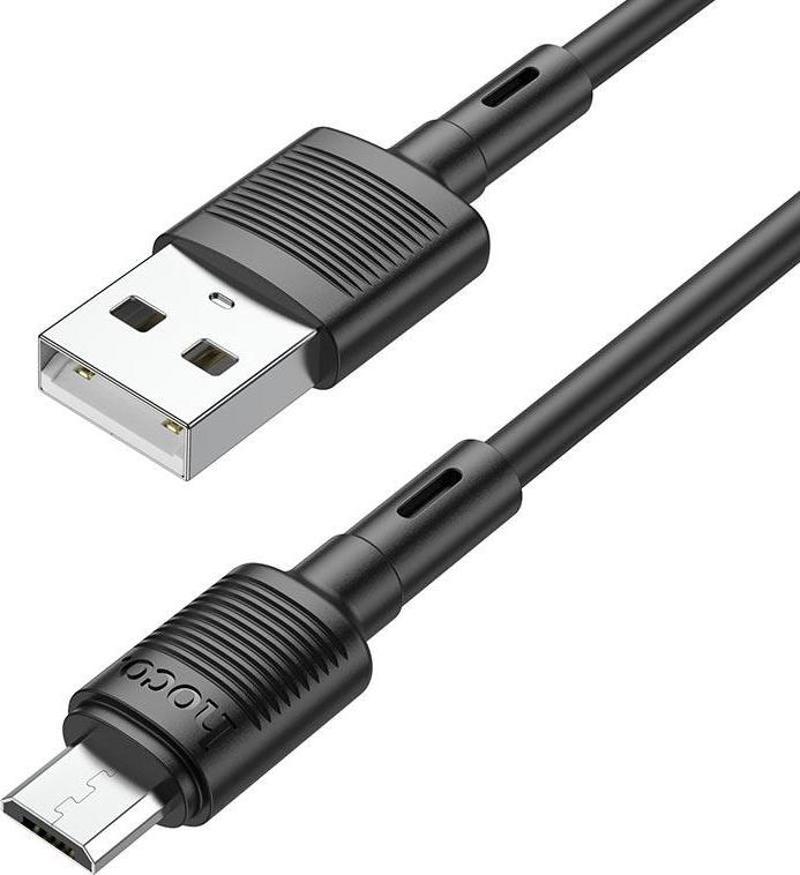 Mikro USB Hızlı Şarj Data Kablosu Premium Kalite Siyah