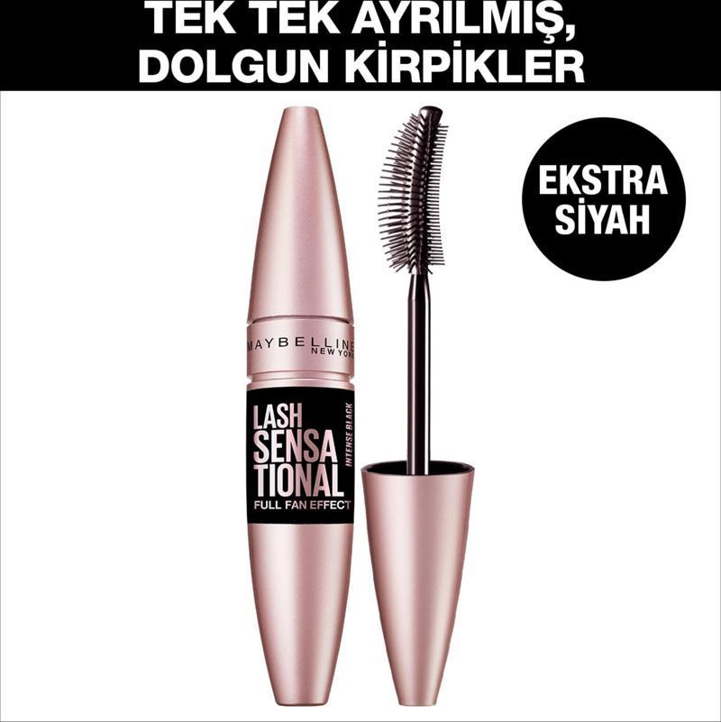 Lash Sensational Yelpaze Etkili Intense Black Maskara - Ekstra Siyah