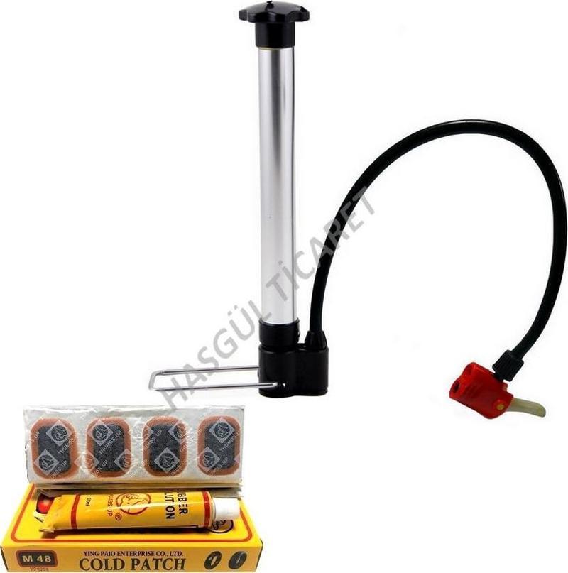 POMPA KNT 01 ÇİFT UCLU ve M48 YAMA SET