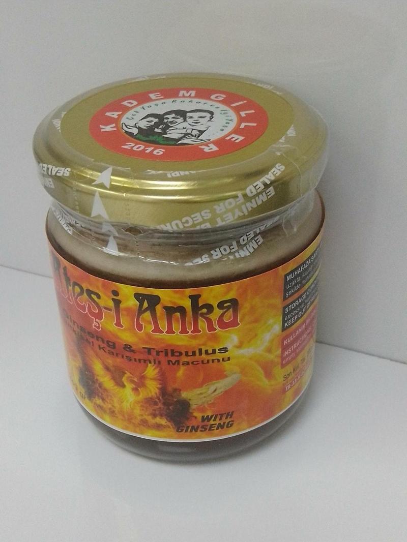 Ateş-İ Anka Ginseng& Tribulus Bitkisel Karışımlı Kuvvet Macun 240Gr