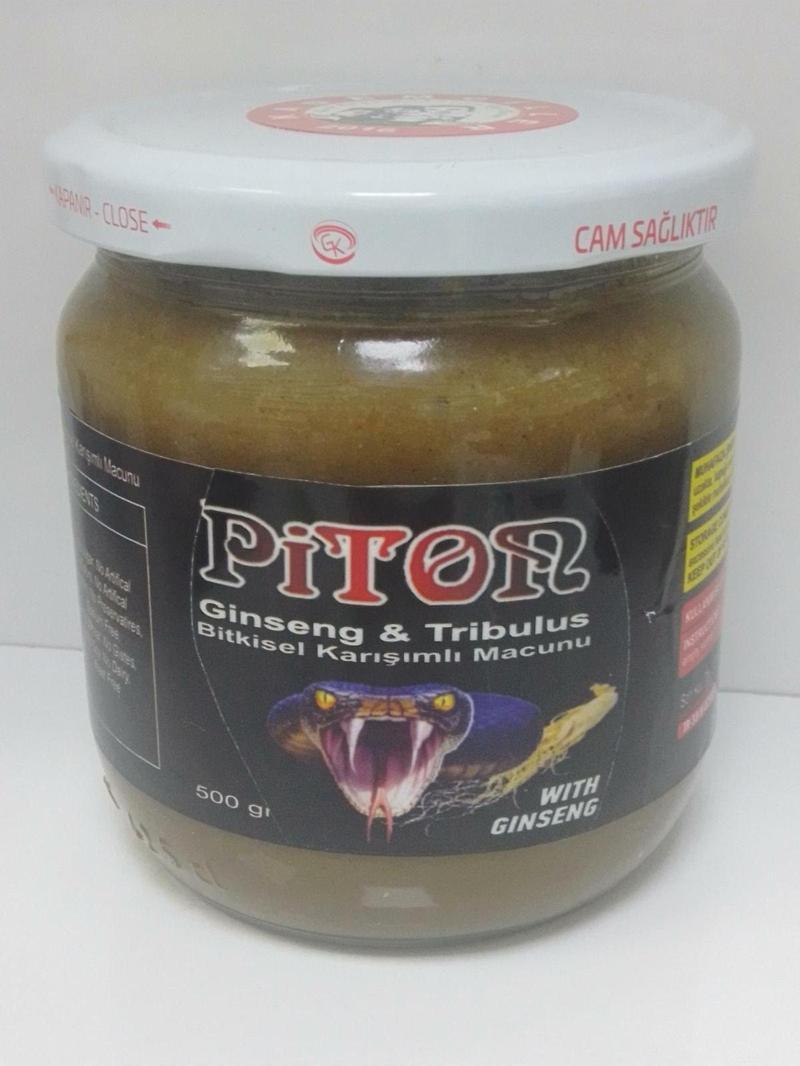 Piton Ginseng&Tribulus Bitkisel Karışımlı Macun 500Gr