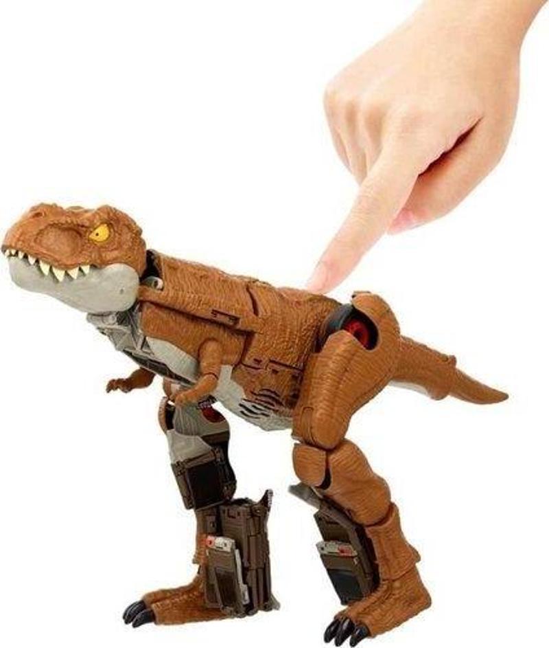 Dönüşen Oyuncağı Tyrannosaurus T-Rex Dinozordan Kamyona Chase N Roar HPD38