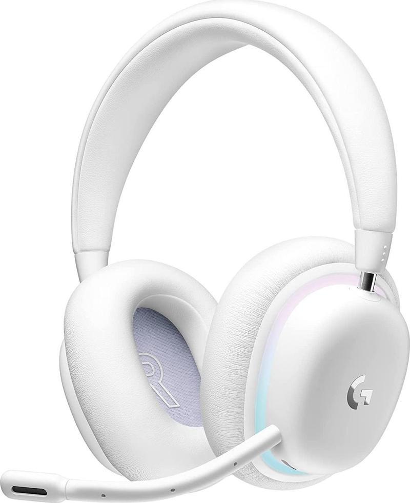 G Aurora G735 Lıghtspeed Kablosuz Aydınlatmalı Oyuncu Kulaklığı - Beyaz