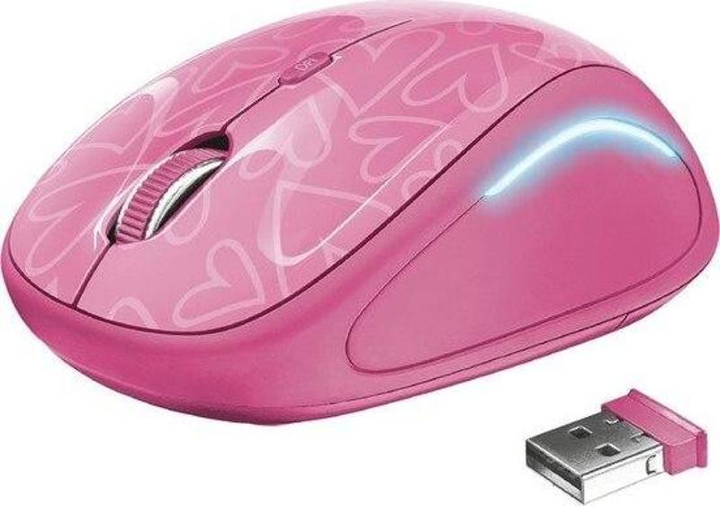 22336 Yvi Kablosuz Mouse - Pembe