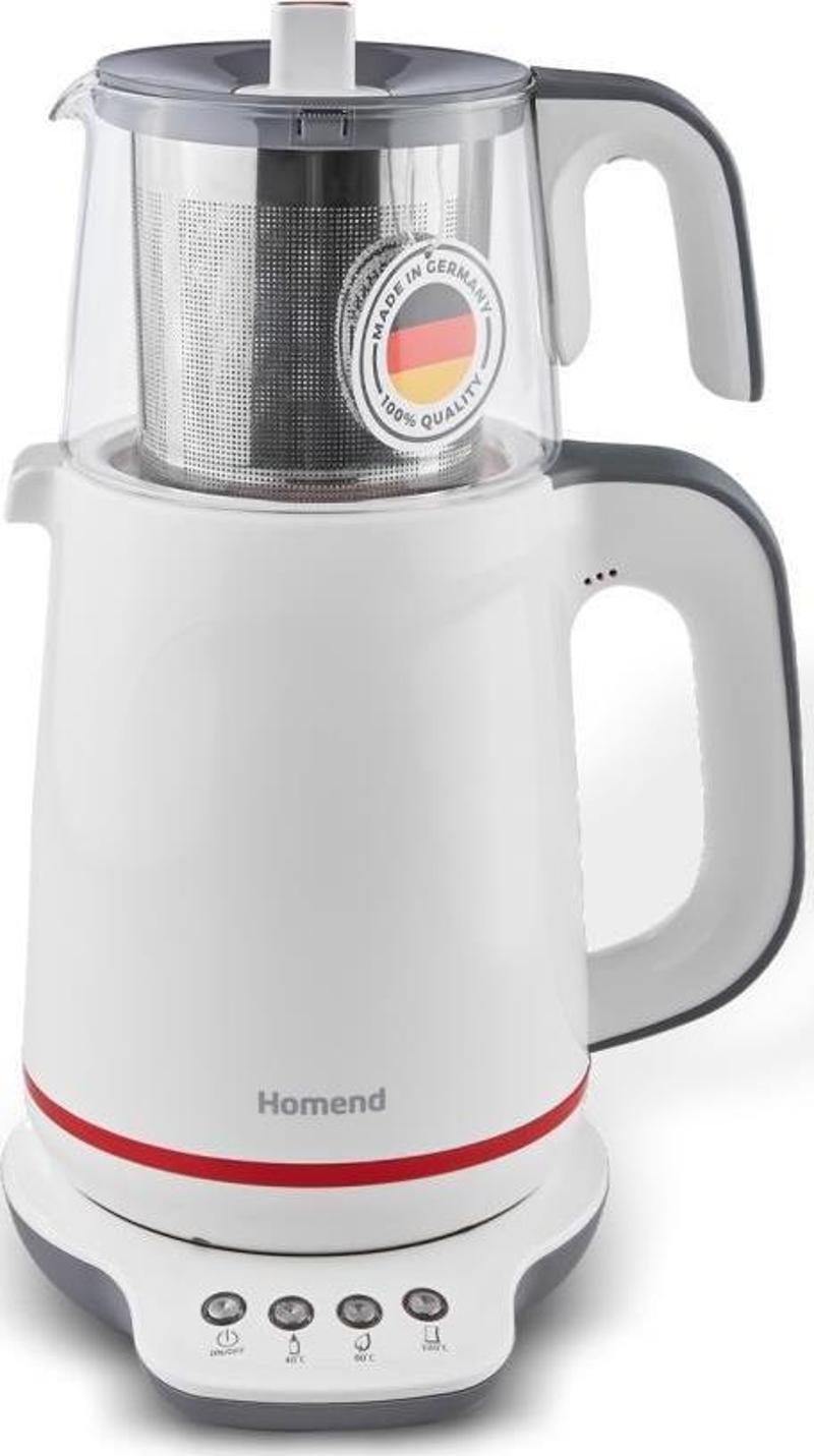 Royaltea 1721H 1800 W Konuşan Çay Makinesi Krem