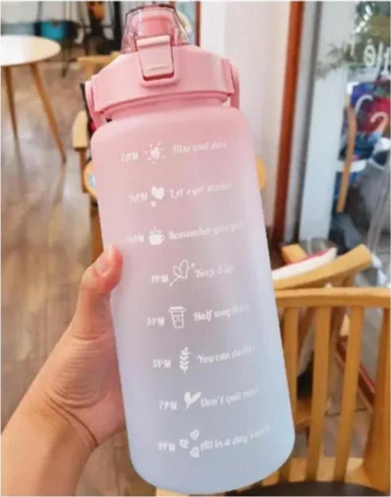 l Günlük Motivasyon Su Matarası 2 Litre