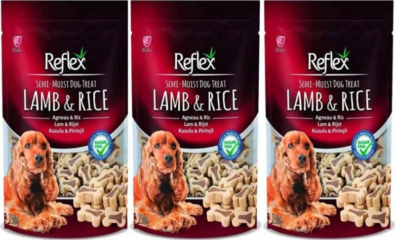 Kuzu Etli Ve Pirinçli Küçük Irk Köpek Ödülü 150 gr 3'lü Set