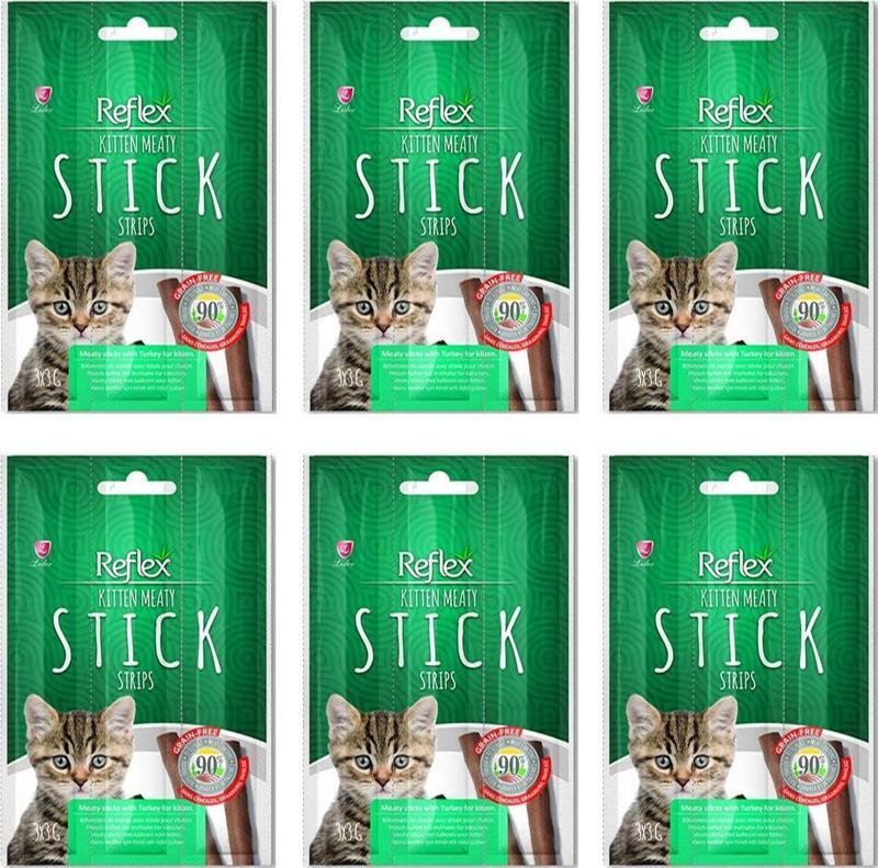 Stick Hindili Yavru Kedi Ödül Çubukları 15 Gr 6'Lı Set