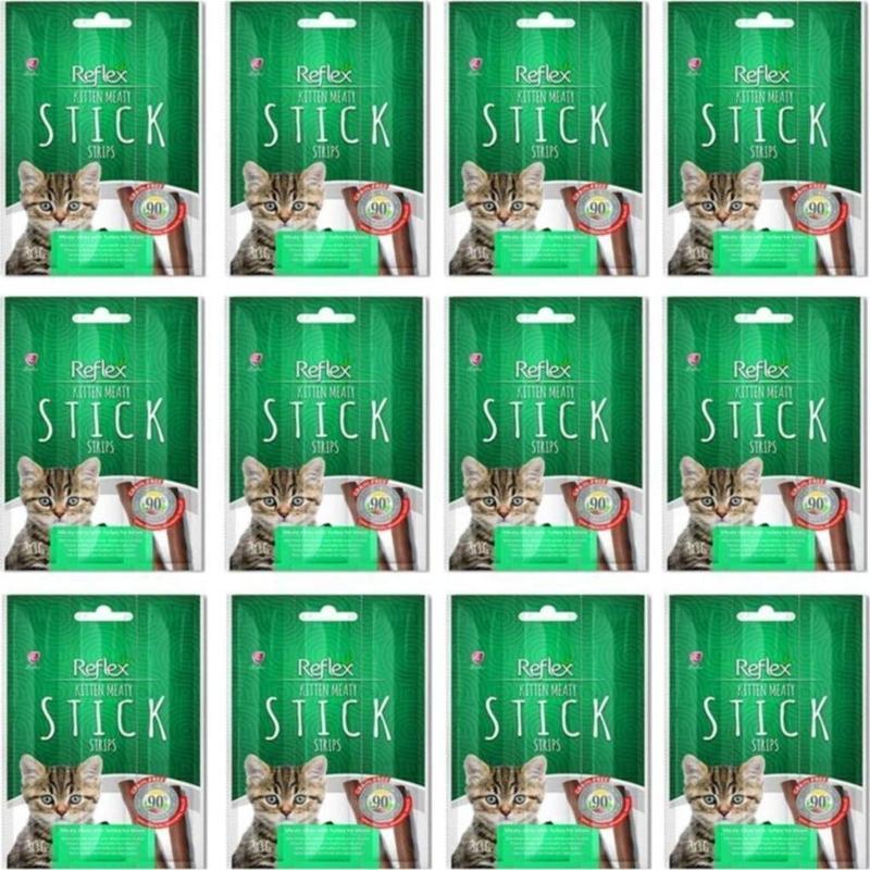 Stick Hindili Yavru Kedi Ödül Çubukları 15 Gr X 12 Adet