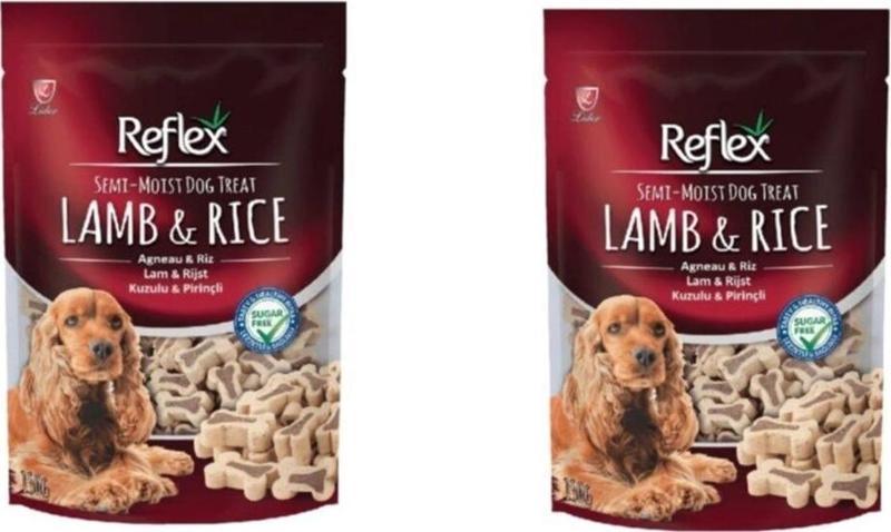 Semi Kuzu Etli & Pirinçli Mini Kemik Köpek Ödül 150 Gr X 2