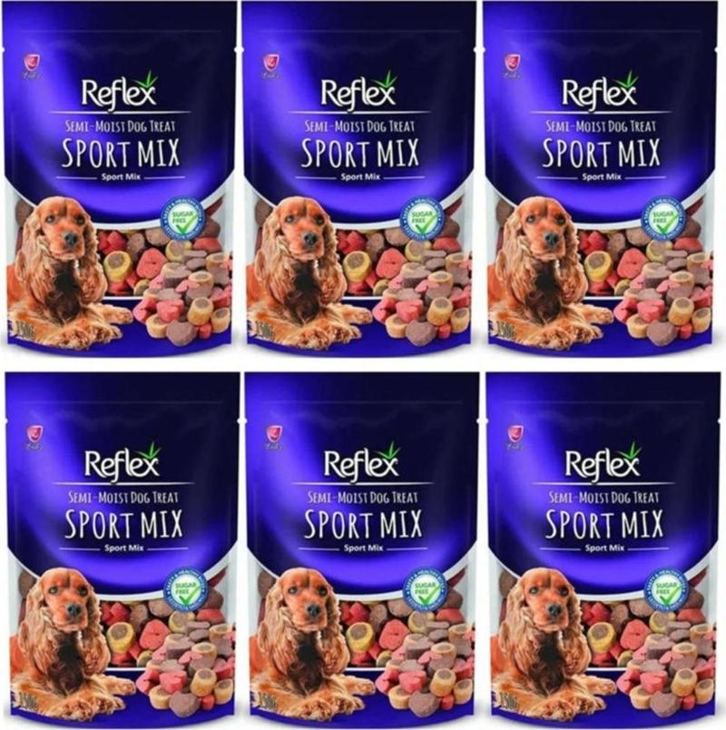 Yarı Yumuşak Sport Mix Köpek Ödül Maması 150 gr 6'lı Set