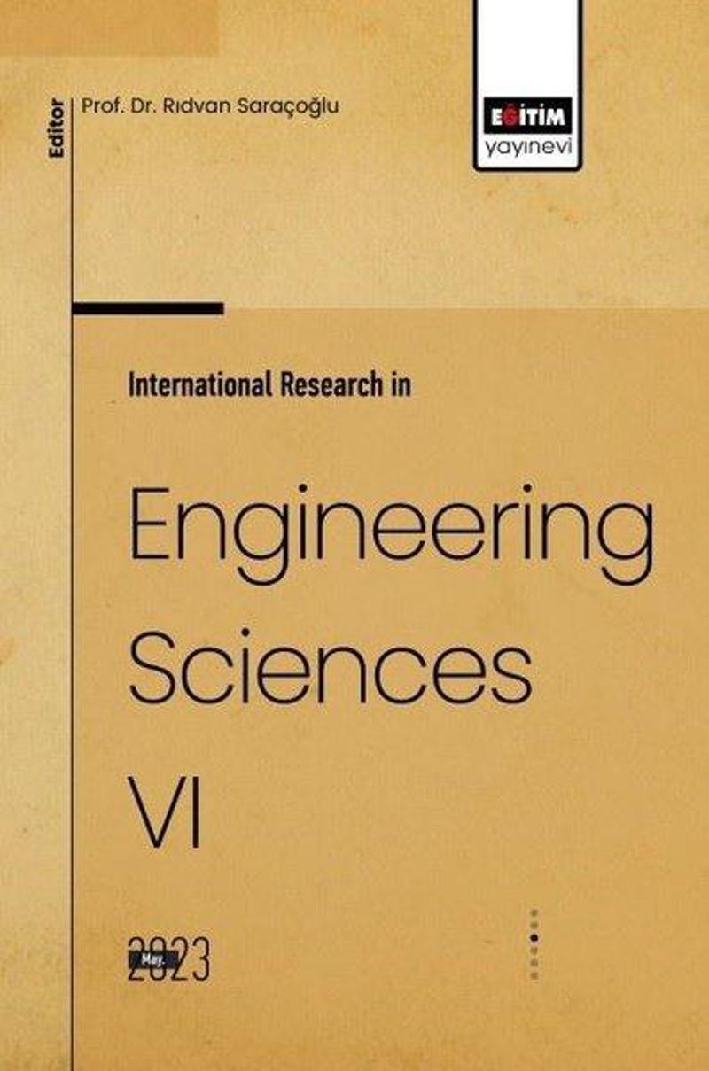 International Research in Engineering Sciences - 6