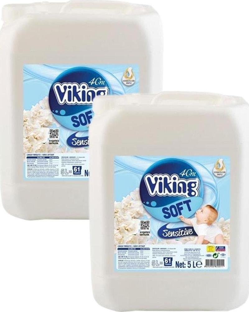 Viking Yumuşatıcı Sensitive 5 Kg X 2