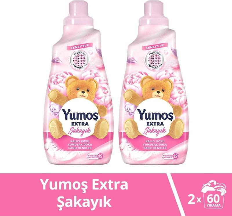 Extra Konsantre Çamaşır Yumuşatıcısı Şakayık 1440 X2