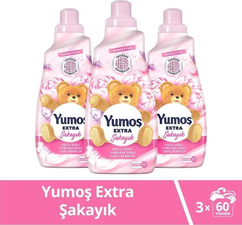 Extra Konsantre Çamaşır Yumuşatıcısı Şakayık 1440 X3