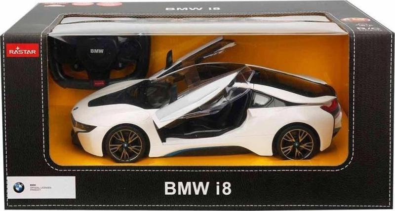 71060 1:14 BMW İ8 Uzaktan Kumandalı Işıklı Araba Beyaz