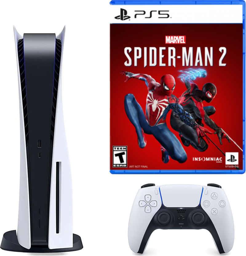 Playstation 5 825 GB - Türkçe Menü + PS5 Spider-Man 2