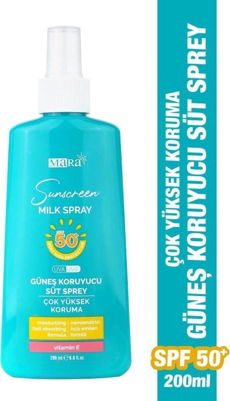 Çok Yüksek Koruma Güneş Koruyucu Süt Sprey Spf 50+ 200 Ml