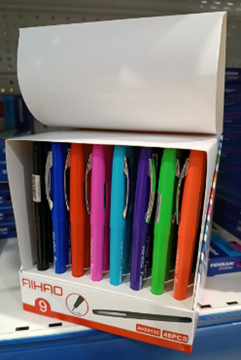 Fineliner Keçe Uç Kalem 0.4 Mm 8 Renk Ah2013 (48 Li Paket)