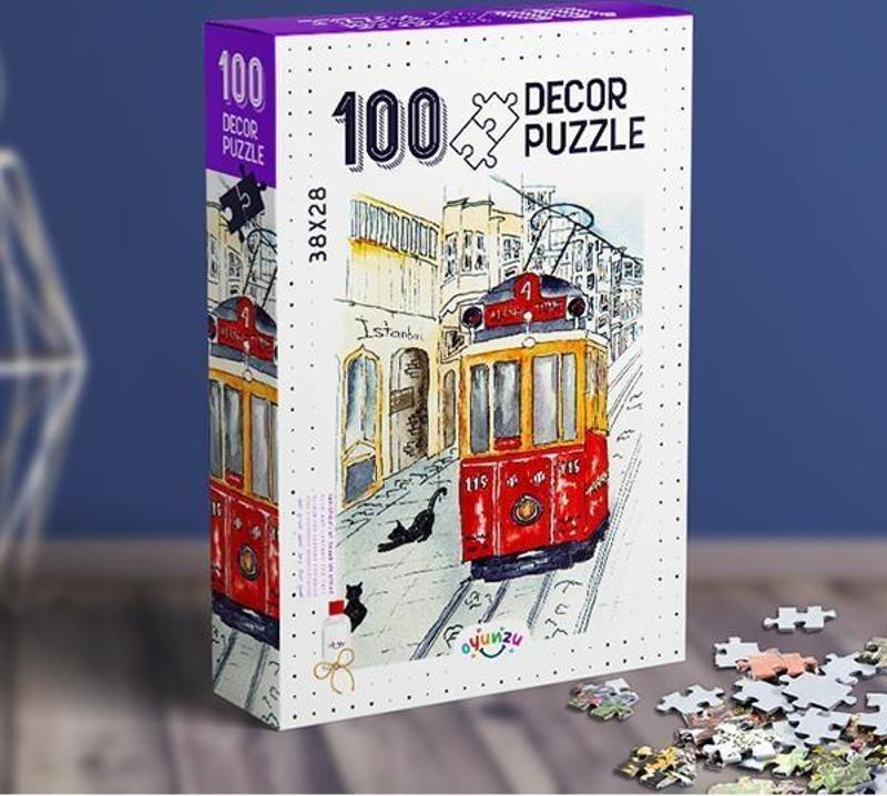 5 Yaş Taksim Puzzle 100 Parça Oyunzu