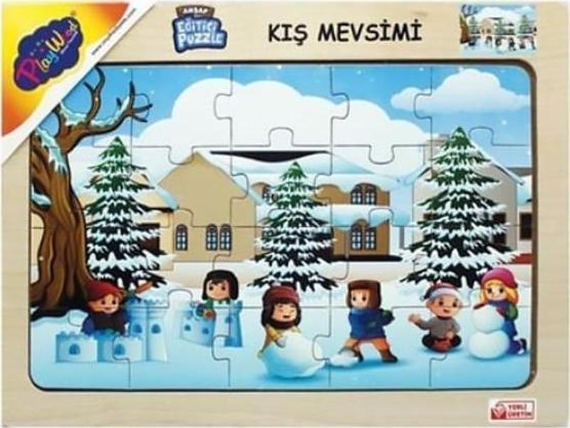 Ahşap Eğitici Puzzle Kış Mevsimi ONY112