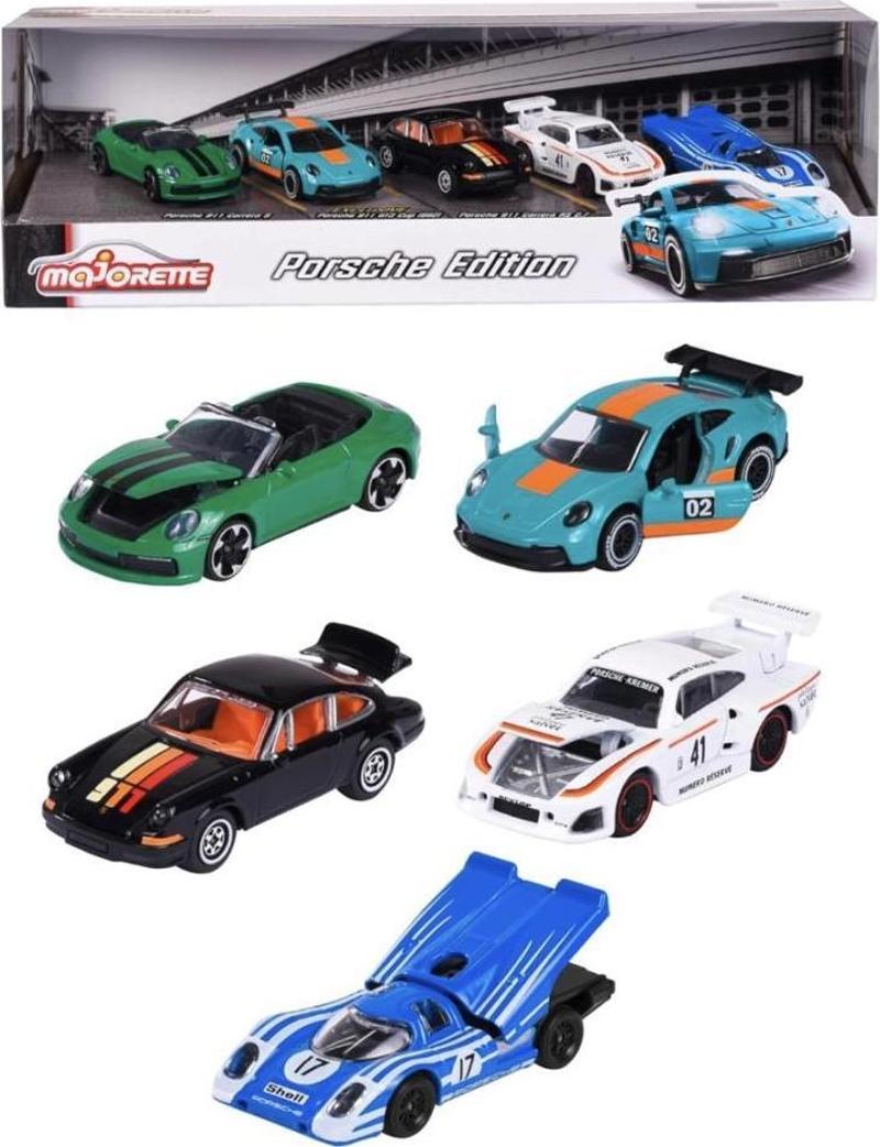 Porsche Motorsport 5'li Hediye Seti Die-Cast Metal Model Arabalar 212053172