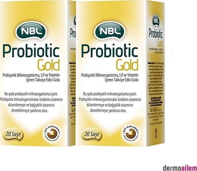 Probiotic Gold 20 Saşe 2'li