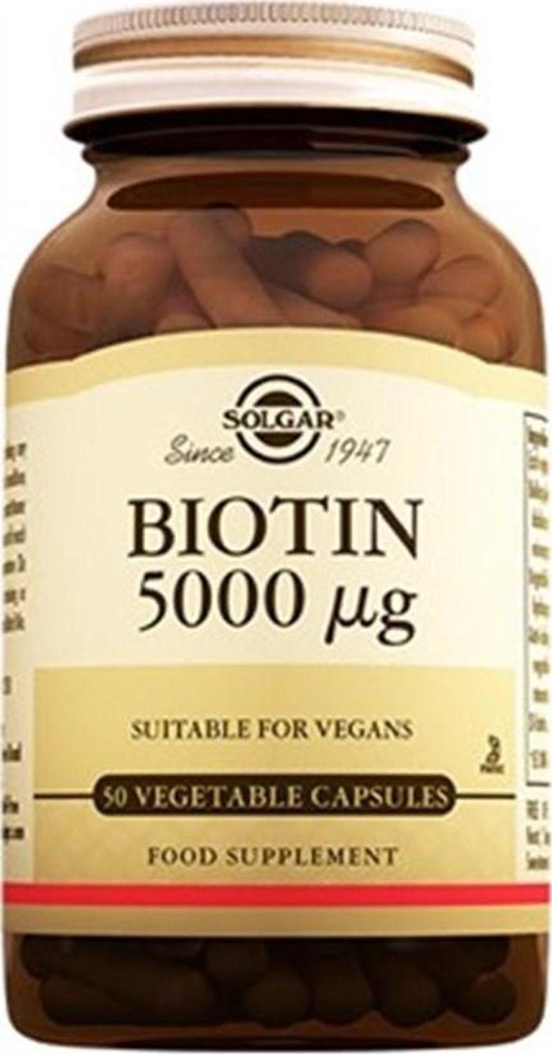 Biotin 5000 mcg 50 Kapsül