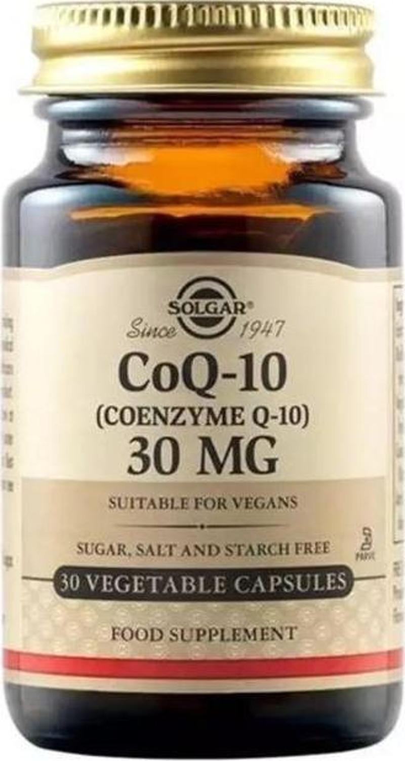 Coenzyme Q-10 30mg 30 Kapsül