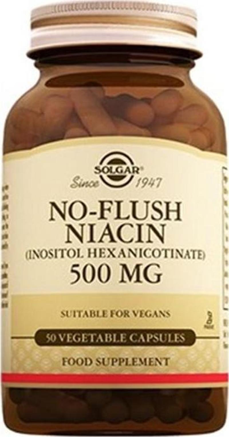 No-Flush Nıacın 500 Mgr 50 Kapsül