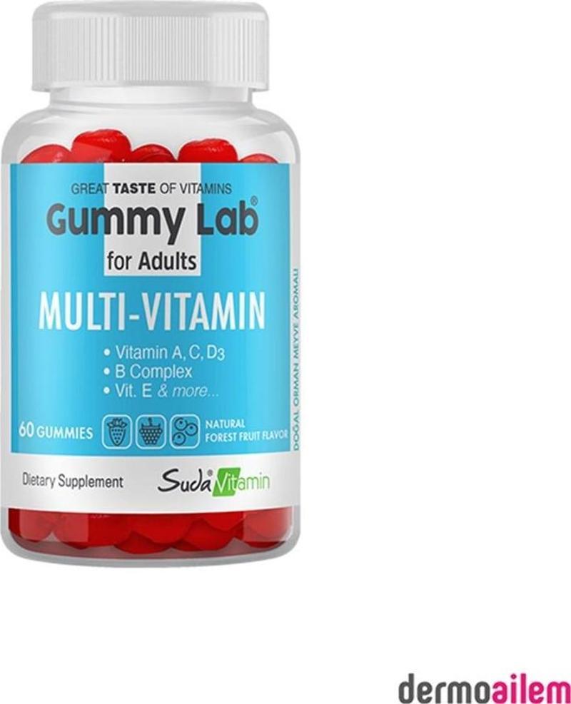 Gummy Lab Multi Vitamin Yetişkinler İçin 60 Gummies