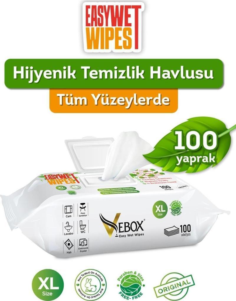 Easy Wet Wipes Yüzey Temizleme Havlusu 100 Yaprak