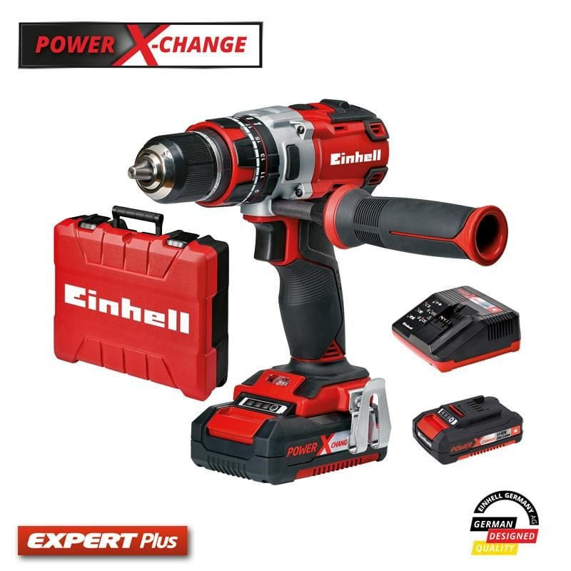 Einhell PXC TE-CD 18 Li-i BL Çift Akülü Darbeli Matkap Kömürsüz - idefix