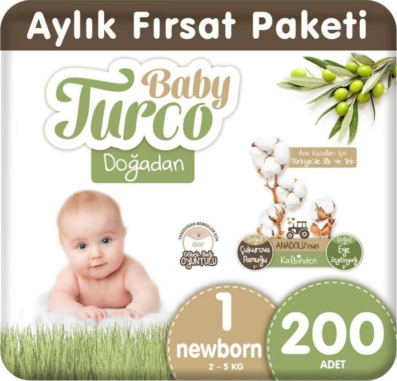 Doğadan 1 Numara Newborn 200 Adet